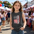 thumbnail image 2 of Yuncity Kids Toddler T Shirts Boys Girls July 4Th Tank Tops Independence Day Sleeveless Summer Lightweight Knit Comfortable Tee Casual Outfits Tshirts 12-13 Years, 2 of 6