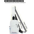 thumbnail image 5 of Spencer Sling Bag Crossbody Sling Backpack for Men Women Lightweight Daypack Cross Body Chest Bag for Travel Hiking, White, 5 of 12
