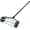 Silver, variant on WSWJY Rolling Lawn Aerator, 18-Inch Garden Yard Rotary Push Tine Heavy Duty Spike Soil Aeration, Manual Lawn Aeration Tool w/ 41-Inch Handle (Green w/Fender)