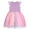 Purple, variant on Dress For Girls Baby Short Sleeve Rainbow Tulle Birthday Party Princesses Tutu Skirt Flower Girl Dress Size 6-7T