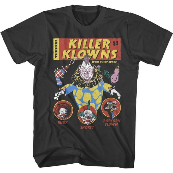 Killer Klowns From Outer Space Comic Cover Smoke T-Shirt