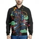thumbnail image 3 of Chaqueta de dardos ninja japonesa con estampado 3D para hombre, chaqueta con cremallera, chaqueta deportiva informal de calle con cremallera, sudadera bomber para primavera y otoño para niños, 3 of 5