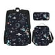 thumbnail image 1 of Easygdp Galaxy2 Mochila para Niños y Niñas con Set de Caja de Almuerzo y Estuche para Lápices 3 en 1, Mochila Escolar Estampada para Adolescentes, 1 of 7