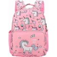 thumbnail image 1 of Backpack for Girls,Cute Unicorn Toddler Backpack Lightweight Little Kids Backpack School Bag with Chest Strap, 1 of 4