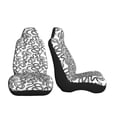 thumbnail image 3 of Honeii Hand Drawn Snake for Car Seat Covers Full Set, Seat Covers for Cars, Car Seat Protector Waterproof, Leather Car Seat Cushion-2 PCS, 3 of 9