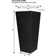 thumbnail image 4 of Tusco Products CTU26BK Cosmo Tall Planter, Black, 26-Inch, 4 of 4