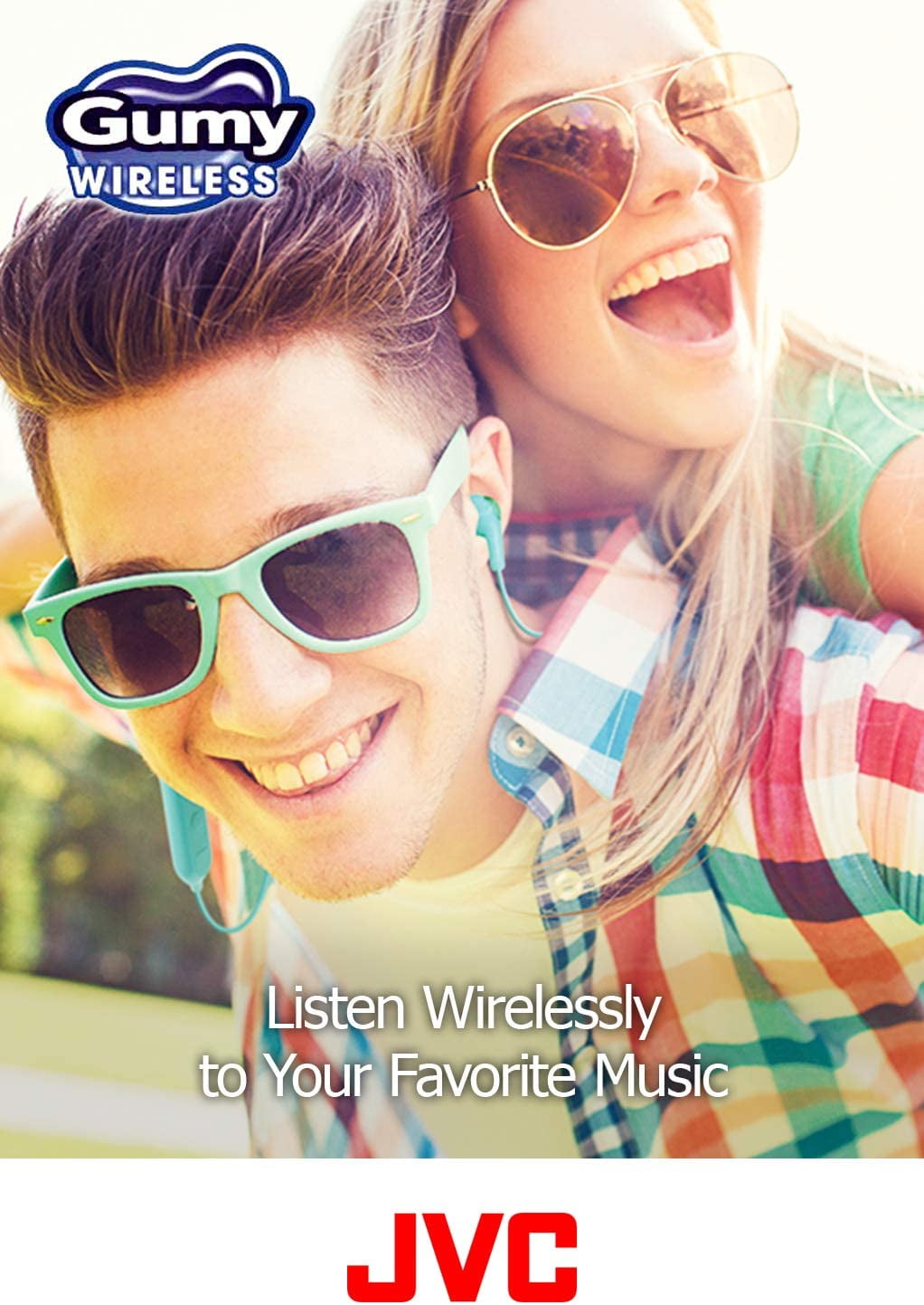 JVC Soft Wireless Earbud with Stayfit Tips, Remote and Mic and Bluetooth Blue (HA-FX9BTA)