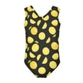 thumbnail image 2 of FOR U DESIGNS Comfortable Sleeveless Swimwear Summer Teen Kids Girls Beach Sport One-Piece Swimsuit Lemon V Neck Bathing Suit for Age 13-14 Years, 2 of 8
