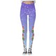 thumbnail image 2 of Gibobby Pantimedias Falsas Translúcidas Leggings de yoga ajustados con estampado navideño degradado para mujer diez (Morado, M), 2 of 5