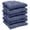 Navy, variant on Fluffy Memory Foam 16" x 16" Non Slip Chair Cushion Pad 2 Pack - Taupe