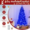thumbnail image 6 of Costway 7 FT Artificial Christmas Tree with 900 Branch Tips 340 LED Lights 3 Lighting Modes, 6 of 10