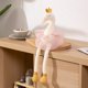 thumbnail image 2 of Falda de tul Yoone, cisne de peluche de juguete, cisne de patas largas sentado, muñeco de peluche, almohada para dormir, decoración del hogar, regalo de cumpleaños para niños y adultos, 2 of 8