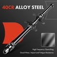 thumbnail image 2 of A-Premium Rear Complete Drive Shaft Prop Shaft Driveshaft Assembly Compatible with Mitsubishi Outlander 2003-2006, 2.4L, AWD, 80.125 inch Long Driveshaft, 2 of 5