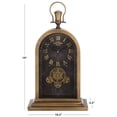 thumbnail image 4 of SEI Maximilian Bell Like Gear Table Clock/Black/Gold, 4 of 5