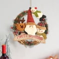 thumbnail image 4 of Ganfancp Corona de Navidad 29Cm/11.4Inches Navidad Ratán Interior Colgante Escena Arreglo Pared Decoración Navideña Coronas para Puerta Principal Rebajas Flash Deals 1* Corona de Navidad, 4 of 6
