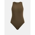 thumbnail image 2 of Time and Tru Women's Sleeveless Smoothing Bodysuit, Sizes XS-XXXL, 2 of 5