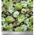 thumbnail image 1 of Soimoi Green Rayon Fabric Leaves & Floral Print Fabric by The Yard 56 Inch Wide, 1 of 1