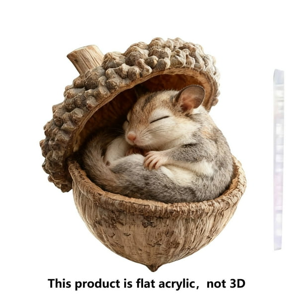 Colgante para Árbol de Navidad con Animales Del Bosque de 10 Cm, Regalo Navideño