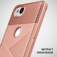 thumbnail image 4 of Ringke Bevel Case Compatible with Google Pixel 2, Minimalist Diagonal Textured TPU Lightweight Cover - Rose Gold, 4 of 10