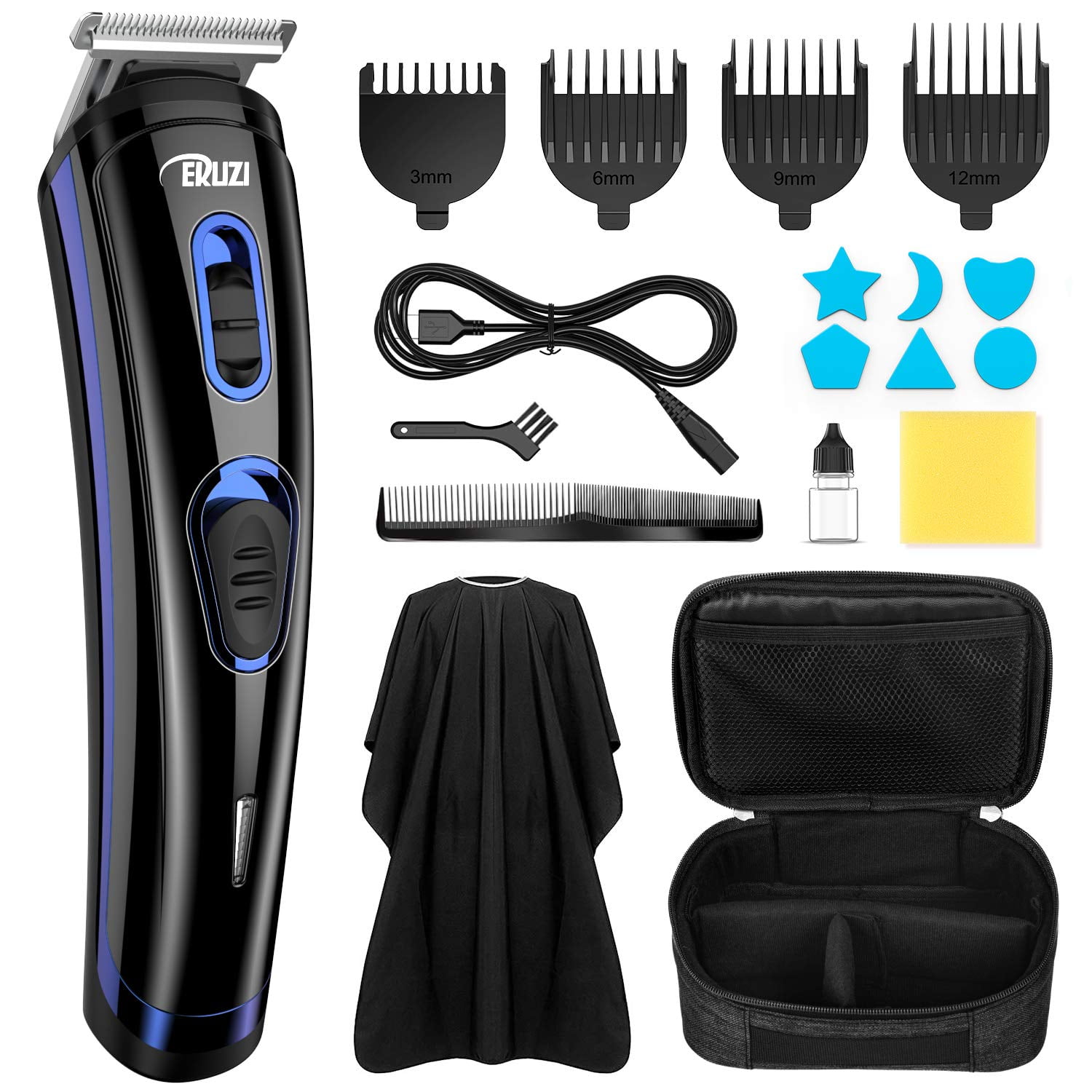 Cordless Hair Clippers WOLIWOWA Hair Trimmer for Men Professional