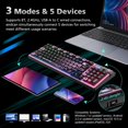thumbnail image 3 of Teclado mecánico inalámbrico FOPATO H98 RGB de 96 teclas, 3 of 8