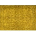 thumbnail image 1 of Ahgly Company Indoor Rectangle Persian Yellow Traditional Area Rugs, 2' x 5', 1 of 4