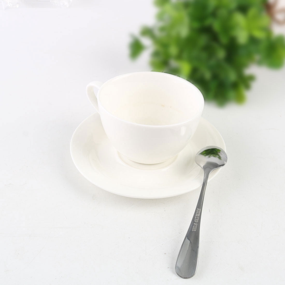 Home Kitchen Stainless Steel Coffee Tea Spoon Silver Tone 12cm 8pcs