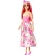 thumbnail image 4 of Barbie Royal Doll with Pink & Blonde Fantasy Hair, Colorful Accessories, Pink Ombre Bodice & Butterfly-Print Skirt, 4 of 5
