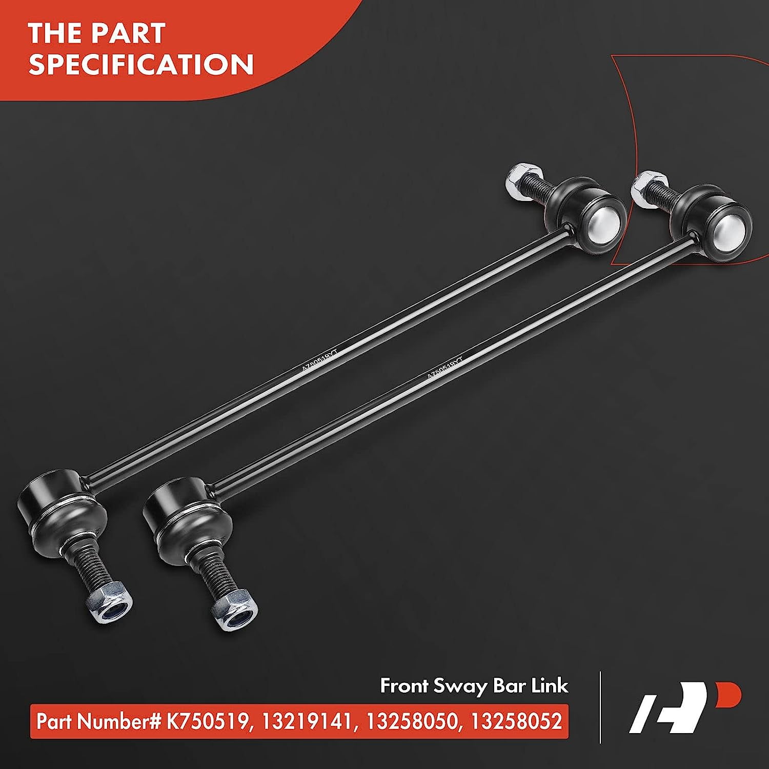 A-Premium 2x Front Sway Bar Links Stabilizer Bar Links Compatible with Chevrolet Cruze Cruze Limited Malibu Orlando Volt & Buick LaCrosse Regal Verano & Pontiac G6 & Saab 9-5 Replace # K750519