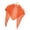 Orange, variant on Stylish Hollow Triangular Scarf Shawl 5 Color Choices Beach Cover Up Capelet for Women Men Fashion Accessories