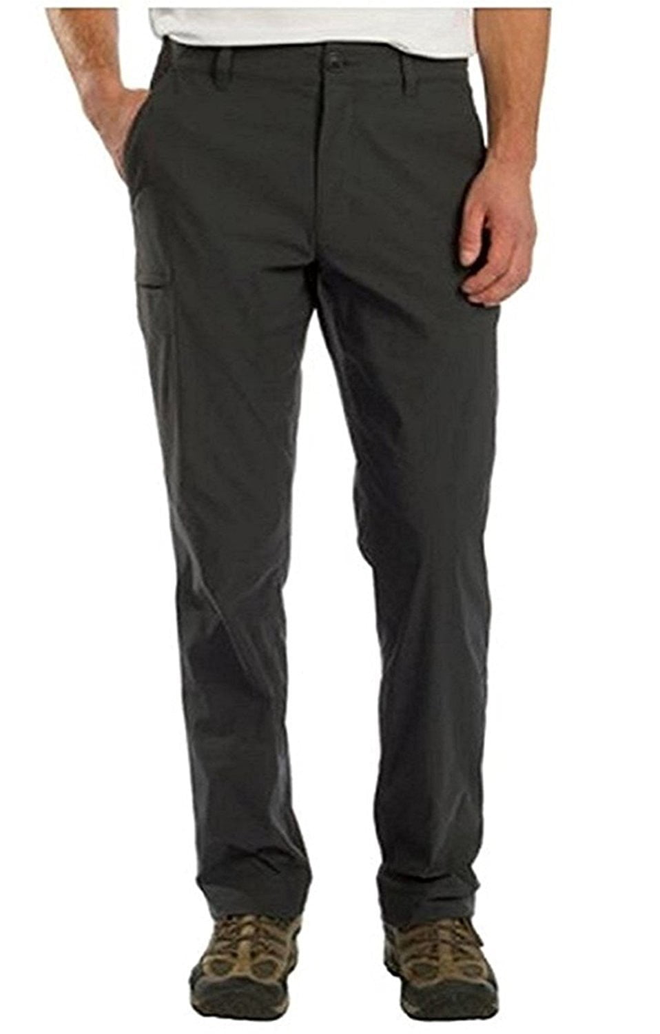 UB Tech Mens Classic Fit Comfort Waist Chino Pants (Size 36W x 32L, Dk ...