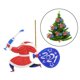 thumbnail image 3 of Vacunas de Santa Claus Colgante Vacunado Decoración del árbol de Navidad de Navidad creativo de Santa Claus Adornos de Árbol de E, 3 of 9