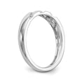 thumbnail image 6 of 14K White Gold Ring Band Wedding Diamond Round Complete Trio Ladies, 6 of 7