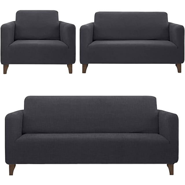 Cubre Sala Ajustable Melocotton Stretch Fit Elástico 3 Piezas Oxford