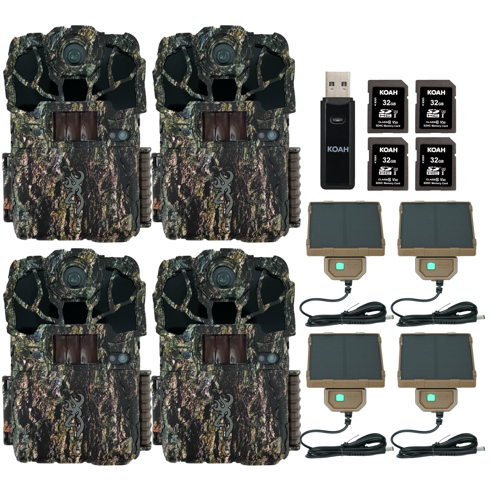 Browning Trail Camera Spec Ops Elite HP5 Ultra 46MP 1440p with Universal Solar Power Pack and Accessories Bundle