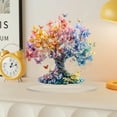 thumbnail image 5 of DefiDgd Valentine's Day Colorful Tree with Butterfly Table 2D Flat Acrylic Ornaments Decorations,for Party Birthday Table Bedroom Home Decoration(B), 5 of 5