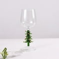 thumbnail image 3 of Christmas Tree Wine Glass Stem Wine Glasses Elegant Wine-Goblet Wine Glass Wine Vintage-Decor Festive-Atmosphere Gifts, 3 of 20