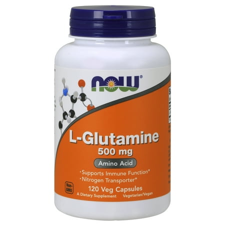 NOW Supplements, L-Glutamine 500 mg, Amino Acid, 120 (The Best Glutamine Supplement)