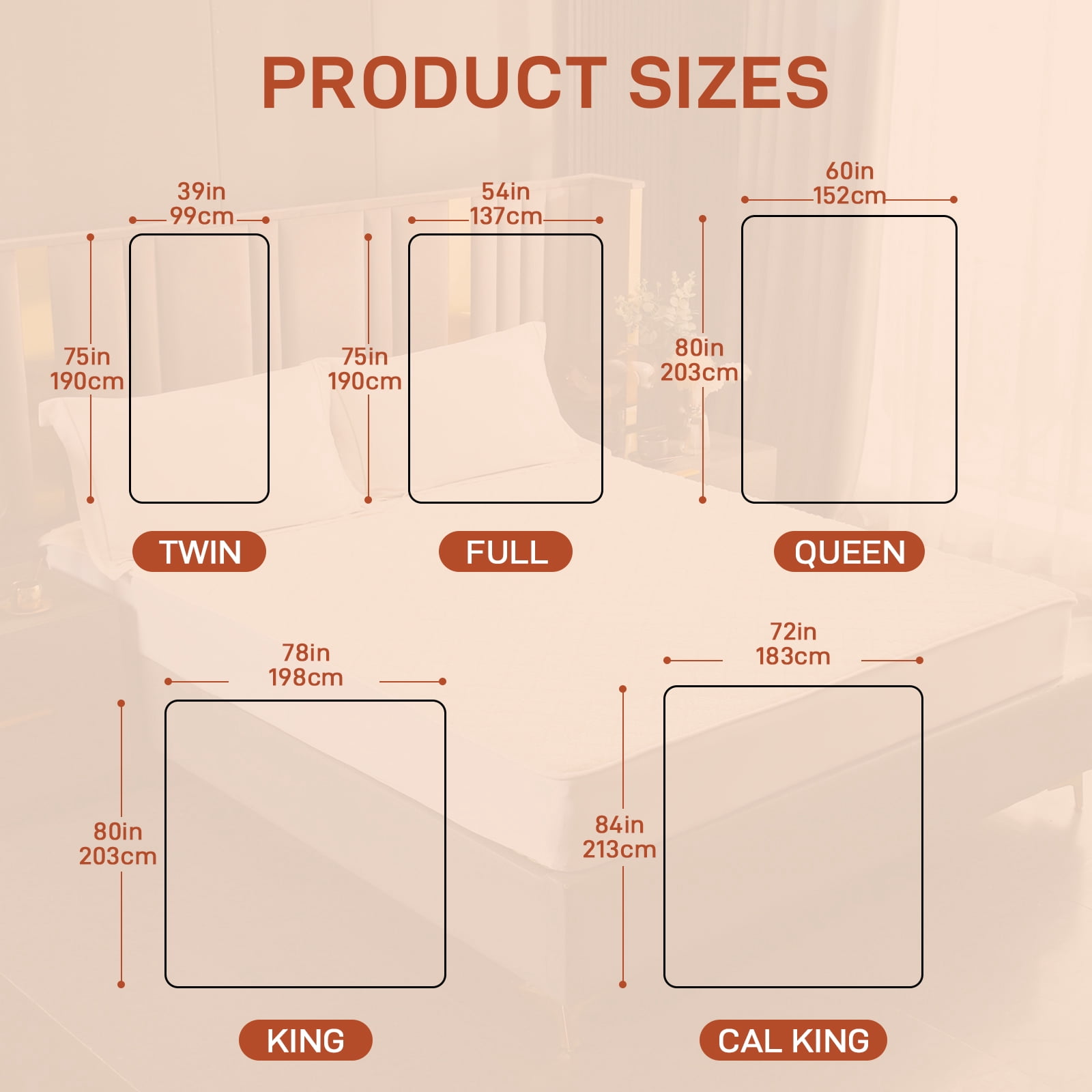 SOHTOPHO Heated Mattress Pad Full, Heated Blanket, Beige, 54" x75", Electric Mattress Pads, Heated Mattress, Bed Warmer, Bed Heater, Electric Blanket, Heated Mattress Cover, Heated Pad for Bed