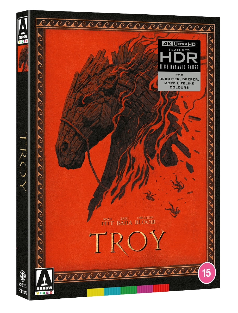 Troy Limited Edition (4K Ultra HD) Region Free Brad Pitt Diane Kruger Eric Bana Orlando Bloom