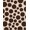 Beige, Pattern 1, variant on ODIKA 4' x 6' Machine Washable Non-Slip Area Rug, Polka Dot Polka-Dot High Traffic Rug, Brown, 305770