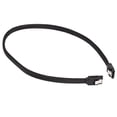 thumbnail image 2 of 4X 50CM 3.0 III SATA3 7Pin Data Cable 6Gb/S SSD Cables Data Cord with Nylon Sleeved Premium Version(Black), 2 of 8