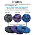 thumbnail image 3 of Labymos 1PC 4-Inch Strip Disc Stripping Wheel for Angle Grinders to Remove Paint Varnish Oxidation, 3 of 8