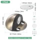 thumbnail image 3 of Uxcell 4-Pack Topes de Puerta Montados en el Suelo, Tope Magnético de Media Cúpula de Acero Inoxidable con Amortiguador de Goma Plástica [Bronce Verde], 3 of 7