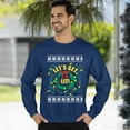 thumbnail image 3 of Ugly Christmas Sweater, Xmas Sweater Mens And Women, Funny Ugly Christmas Sweater, Let's Get Lit Ugly Christmas Sweater, 3 of 5