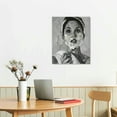 thumbnail image 3 of Nawypu Art Painting Art Print Posters Beauty Shaved Spoof Canvas Painting Home Decor Canvas Painting Posters And Prints Wall Art Pictures for Living Room Bedroom Decor Frame-style, 3 of 5