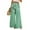 Green, variant on WTOBBY Women's Summer Boho Palazzo Wide Leg Pants with Floral Printing High Waist Elastic Drawstring and Pockets for Casual Comfortable Outfits ,Blue L