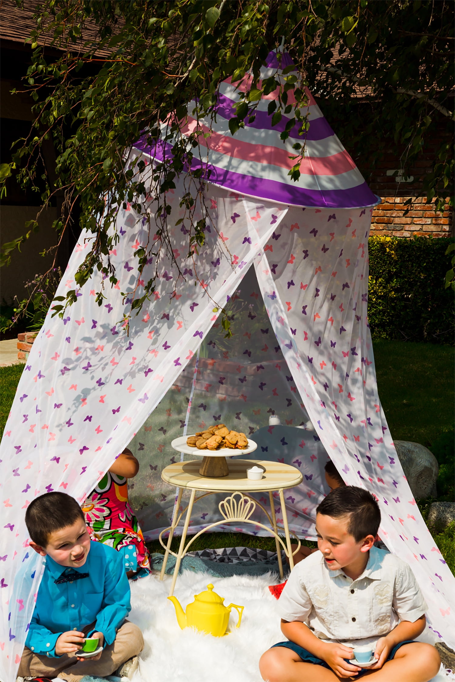 Pacific Play Tents 68100 Child Butterflies Hanging Bed and Play Canopy - 37" x 80"