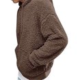 thumbnail image 2 of Daeful Sweat-Shirts à Capuche pour Hommes Sweat-Shirt à Col Rond Hiver Chaud à Manches Longues Hoodies Coupe Régulière Café XXL, 2 of 3