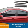 thumbnail image 2 of Window Visor For Changan Alsvin V7 2015-2021 Side Window Deflectors Vent Shade Sun Rain Deflector Guard, 2 of 7